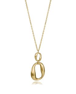 Colgante Acero Dorado Viceroy Mujer 15205C01012 Eslabones En Brillo