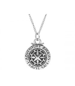 Colgante Acero Hombre Liska NTK041CL Adventure Awaits
