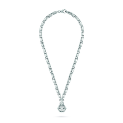 Colgante Acero Hombre Philipp Plein PJ9EA04NU Hexágono Logo PP