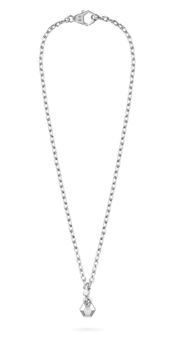 Colgante Acero Hombre Philipp Plein PJPEA04NU Hexágono Logo PP Grabado