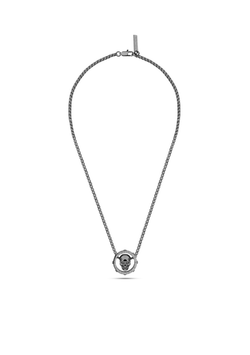 Colgante Acero Ip Gris Police PEAGN2212101 Calavera C. Logo Police