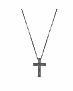 Colgante Acero Ip Negro Police PEAGN0001402 Cruz
