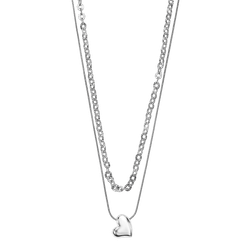 Colgante Acero Lotus Style Mujer LS2554-1/1 Corazón En Brillo