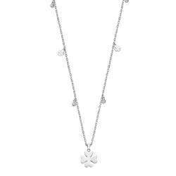 Colgante Acero Lotus Style Mujer LS2601-1/1 Trébol Circonitas