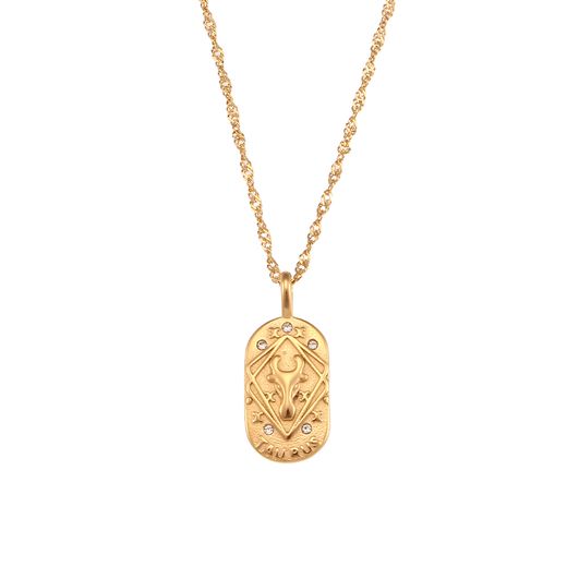 Colgante Acero Mujer CAZ0023DO Zodiaco Tauro