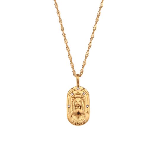 Colgante Acero Mujer CAZ0027DO Zodiaco Virgo