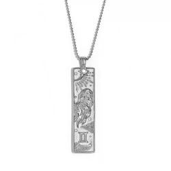 Colgante Acero Mujer CAZ0070RH Zodiaco Géminis
