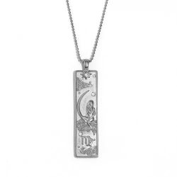 Colgante Acero Mujer CAZ0073RH Zodiaco Virgo