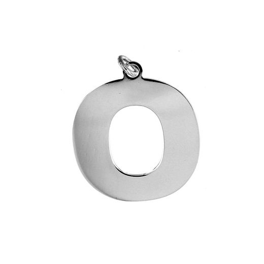 Colgante Acero Mujer CHA0021RHO Letra O 20mm