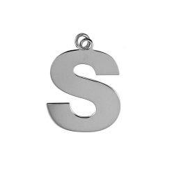 Colgante Acero Mujer CHA0021RHS Letra S 20mm