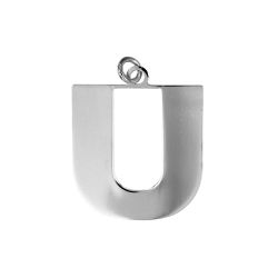 Colgante Acero Mujer CHA0021RHU Letra U 20mm