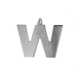 Colgante Acero Mujer CHA0021RHW Letra W 20mm