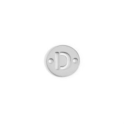 Colgante Entrepieza Acero Mujer MOA0001RHD Letra D 8mm