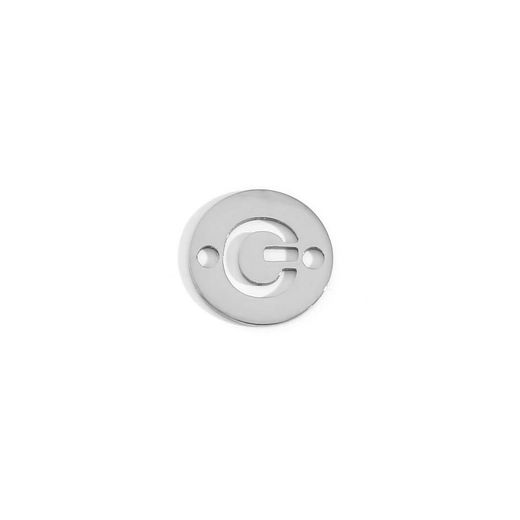 Colgante Entrepieza Acero Mujer MOA0001RHG Letra G 8mm