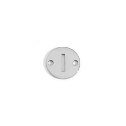 Colgante Entrepieza Acero Mujer MOA0001RHI Letra I 8mm