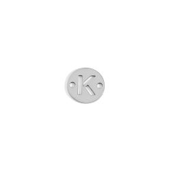 Colgante Entrepieza Acero Mujer MOA0001RHK Letra K 8mm