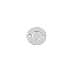 Colgante Entrepieza Acero Mujer MOA0001RHO Letra O 8mm