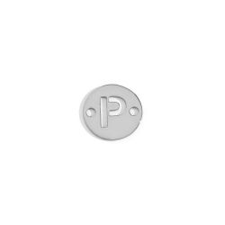 Colgante Entrepieza Acero Mujer MOA0001RHP Letra P 8mm