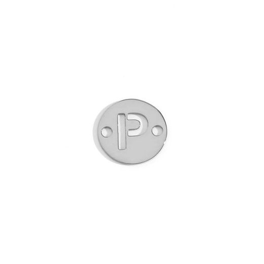 Colgante Entrepieza Acero Mujer MOA0001RHP Letra P 8mm