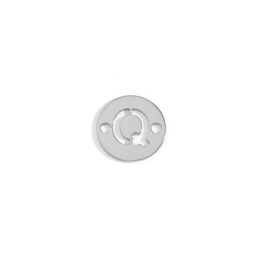 Colgante Entrepieza Acero Mujer MOA0001RHQ Letra Q 8mm