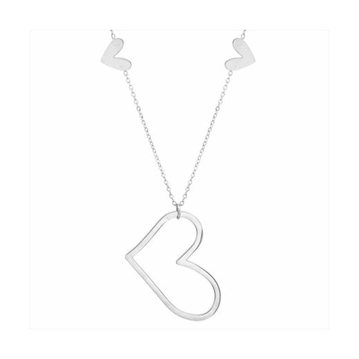 Colgante Acero Mujer N26132 Corazón En Brillo