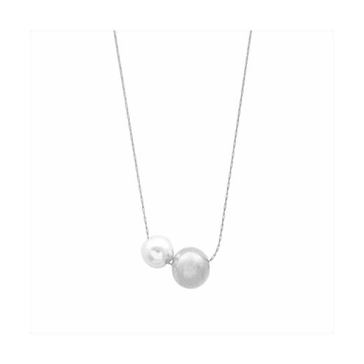 Colgante Acero Mujer N26274 Perla & Bola En Brillo
