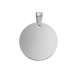 Colgante Acero SS 20mm 022225 Redondo Grabar