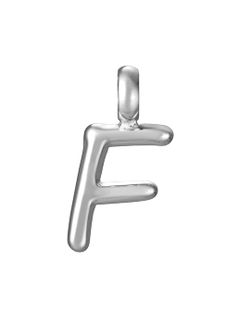 Colgante Acero Viceroy Mujer 15212M01000F Letra F En Brillo