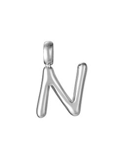 Colgante Acero Viceroy Mujer 15212M01000N Letra N En Brillo