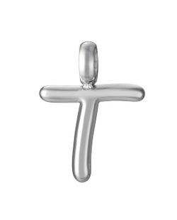 Colgante Acero Viceroy Mujer 15212M01000T Letra T En Brillo