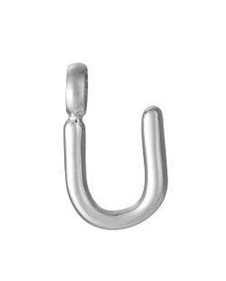 Colgante Acero Viceroy Mujer 15212M01000U Letra U En Brillo