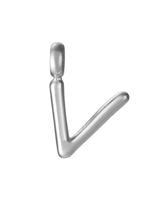 Colgante Acero Viceroy Mujer 15212M01000V Letra V En Brillo