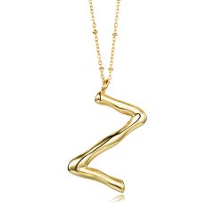 Colgante Bronce Dorada Mujer CO00415BRZ Letra Z En Brillo