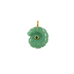 Colgante Bronce Dorado Mujer CTM0005DOAE Caracol Piedra Mineral Aventurina Verde