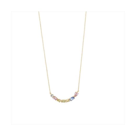 Colgante Bronce Dorado Sovrani Mujer J12109 Circonitas Multicolor 40+5cm