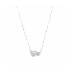 Colgante Bronce Mujer N27275 Corazones C. Circonitas 40+5cm
