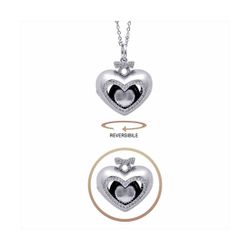 Colgante Bronce Plateado P20113 Corazon
