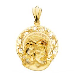 Colgante Cabeza de Cristo Auerola Oro 18kts 29x27mm 20000021