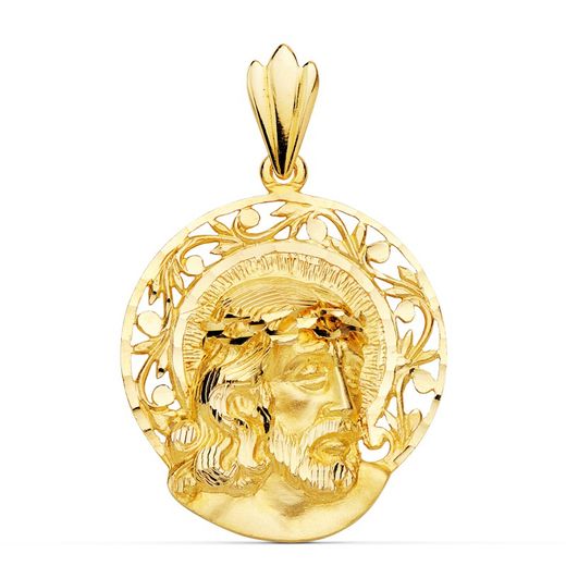 Pendentif Tête de Christ Aerola Or 18kts 29x27mm 20000021