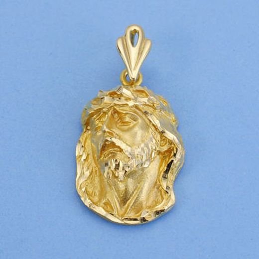 Κρεμαστό Head of Christ 18k Gold Cast 27x17mm 20000026