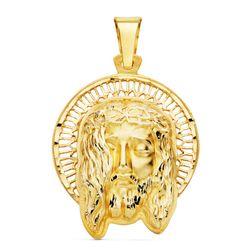 Colgante Cabeza de Cristo Oro 18kts Orla 29x25mm P7148-430