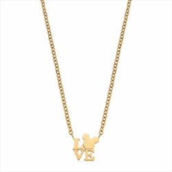 Colgante Disney Acero Dorado ST0001C Mickey Love