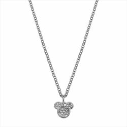 Colgante Disney Acero ST0024C Mickey Piedras Blancas