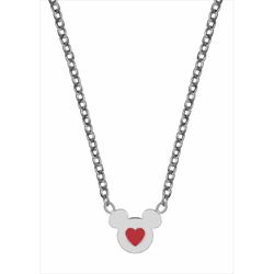 Colgante Disney Acero ST0036C Mickey Corazón Rojo