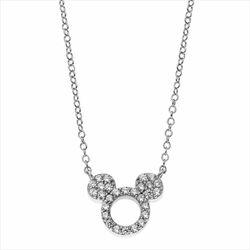 Colgante Disney Plata AG0008C Mickey Circonitas