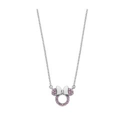 Colgante Disney Plata AG0009C2 Minnie Circonitas Moradas