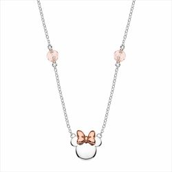 Colgante Disney Plata Bicolor Rosa AG0007C Minnie