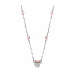 Colgante Disney Plata Bicolor Rosa AG0010C1 Minnie Circonitas