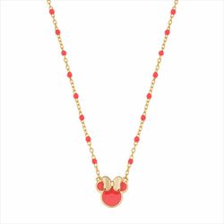 Disney Pendant Sølv Guld AG0040C Minnie Coral
