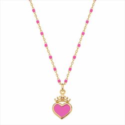 Colgante Disney Plata Dorada AG0075C Corazón Princesa